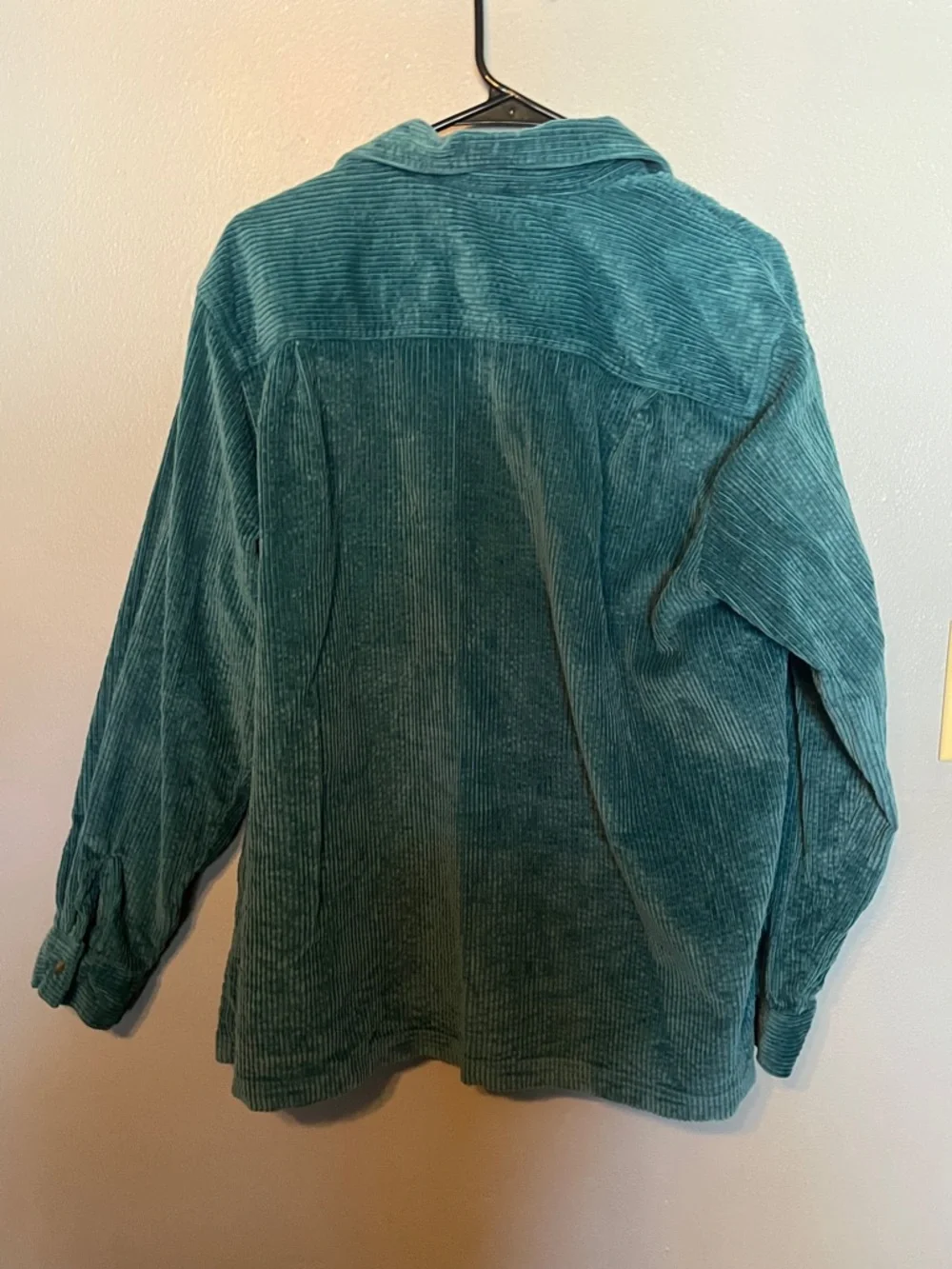 L.L. Bean Teal Corduroy Shirt Jacket - Picture 4 of 4